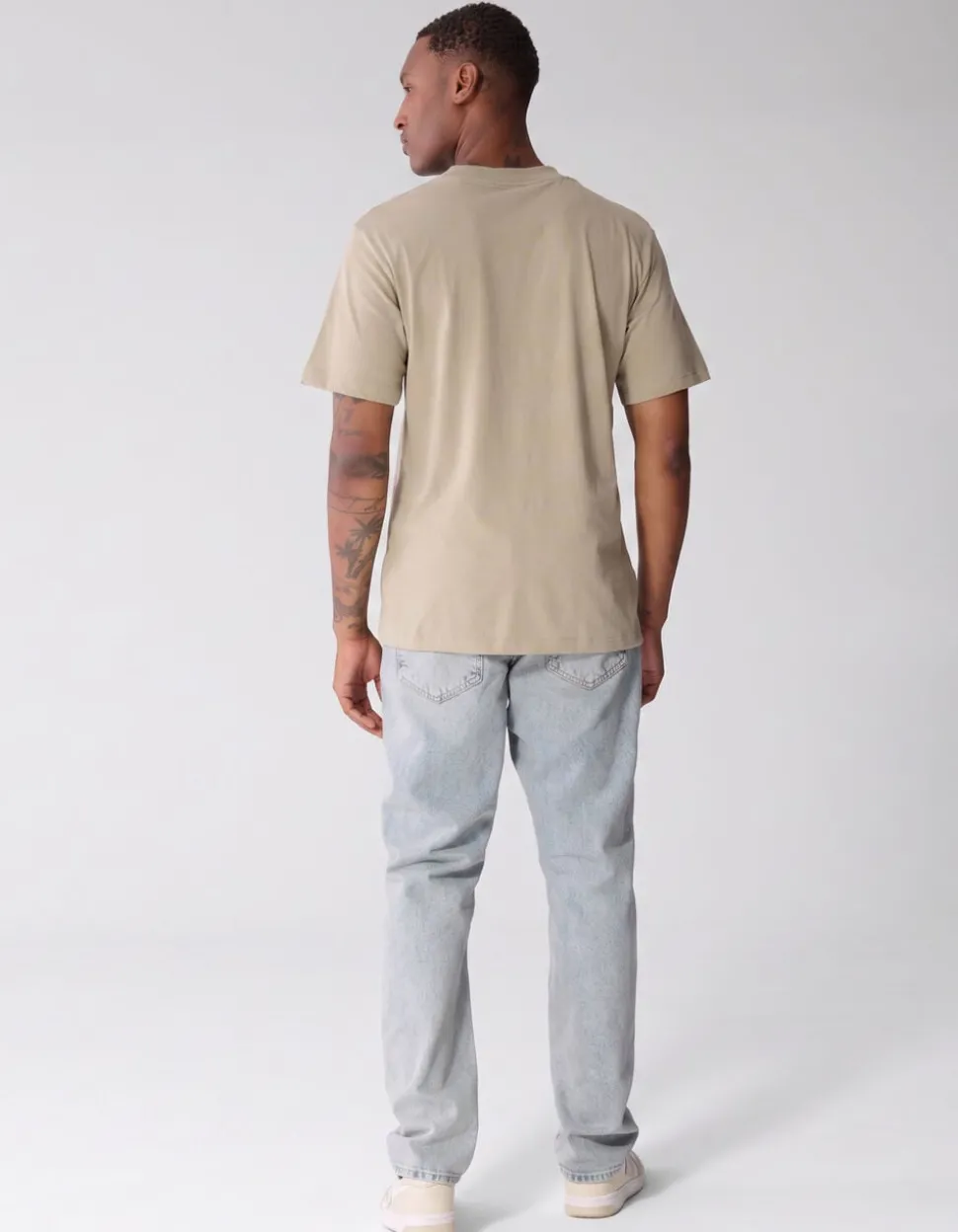 Artwork T-shirt Beige