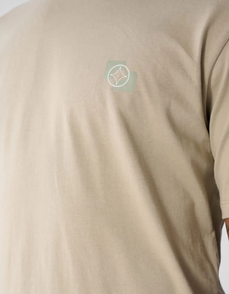 Artwork T-shirt Beige