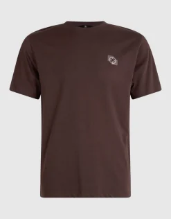 Artwork T-shirt Donkerbruin