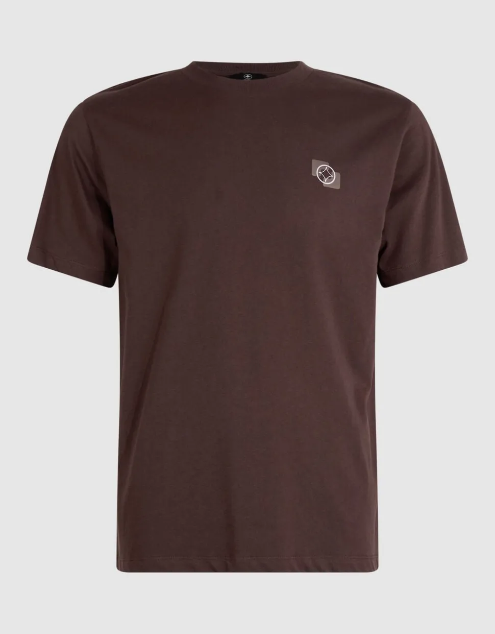 Artwork T-shirt Donkerbruin