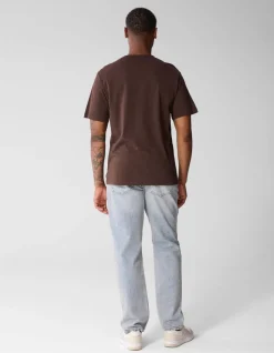 Artwork T-shirt Donkerbruin