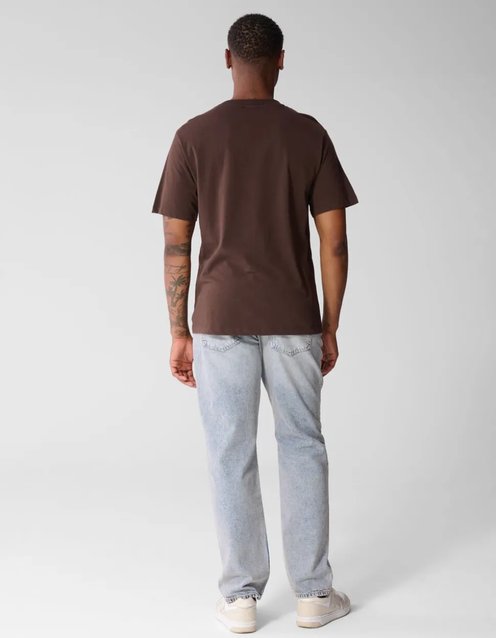 Artwork T-shirt Donkerbruin