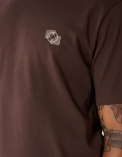 Artwork T-shirt Donkerbruin
