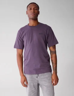 Artwork T-shirt Donkerpaars
