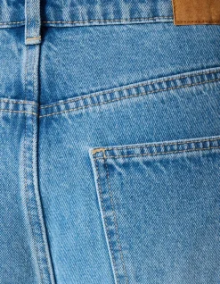 Baggy Fit Jeans Blauw