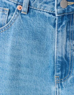 Baggy Fit Jeans Blauw