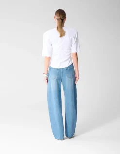 Baggy Fit Jeans Blauw