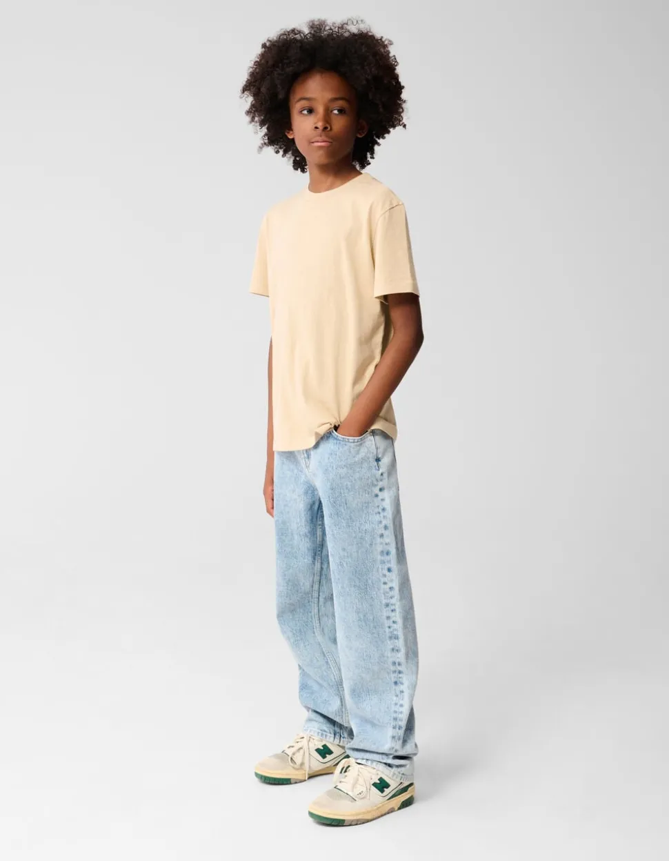 Baggy Fit Jeans Bleached