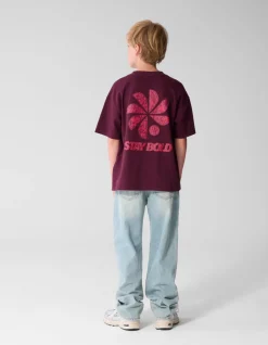 Baggy Fit Jeans Dirty Washed Lichtblauw