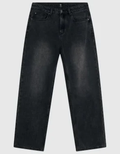 Baggy Fit Jeans Donkergrijs L33