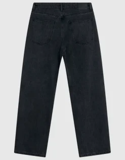 Baggy Fit Jeans Donkergrijs L34