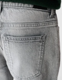 Baggy Fit Jeans Lichtgrijs