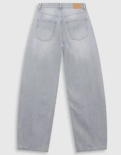 Baggy Fit Jeans Lichtgrijs
