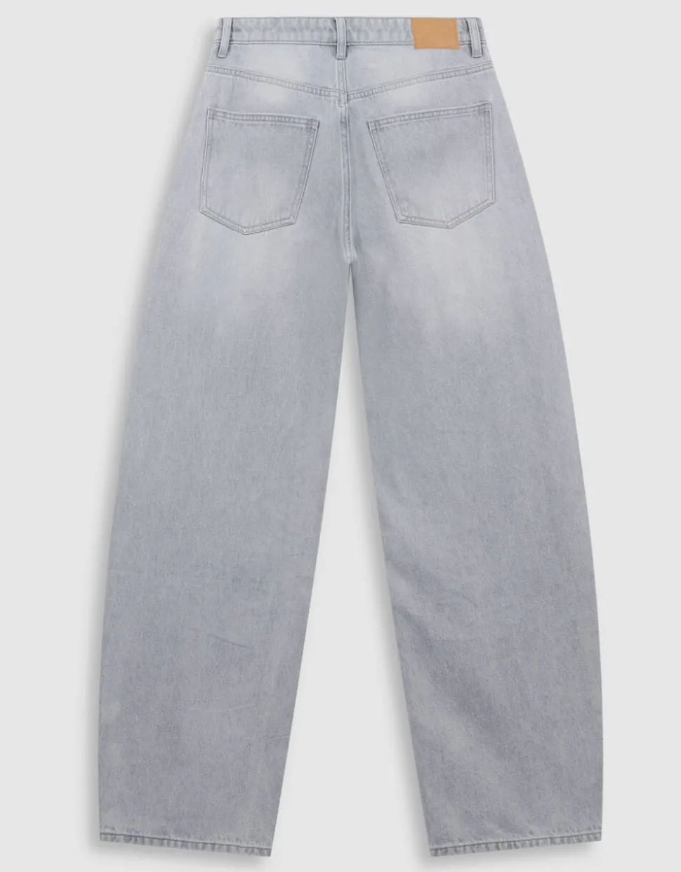 Baggy Fit Jeans Lichtgrijs