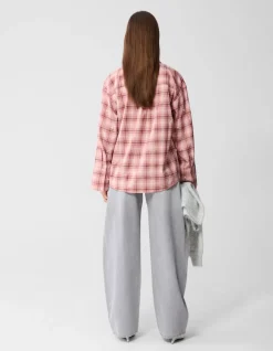 Baggy Fit Jeans Lichtgrijs