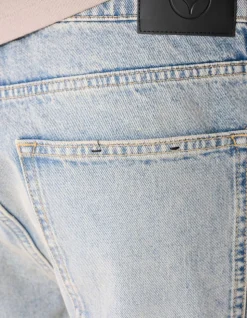 Baggy Fit Jeans Washed Blauw/Grijs L32