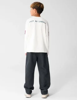 Baggy Fit Joggingbroek Donkergrijs