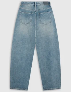 Baggy Fit Tinted Jeans Donkerblauw