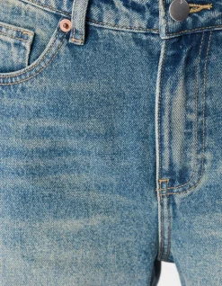 Baggy Fit Tinted Jeans Donkerblauw