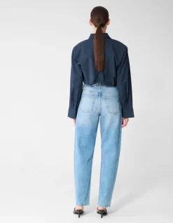 Balloon Fit Jeans Donkerblauw