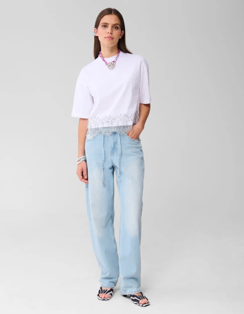 Balloon Fit Jeans Mediumstone/Bleached