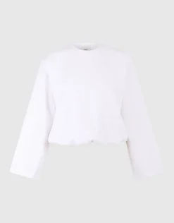 Balloon Longsleeve T-shirt Wit