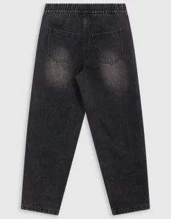 Barrel Fit Jeans Zwart