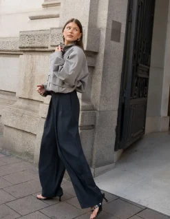 Barrel Fit Jogger Donkerblauw