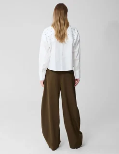 Barrel Fit Pantalon Khaki