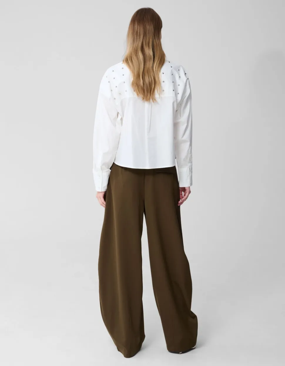 Barrel Fit Pantalon Khaki