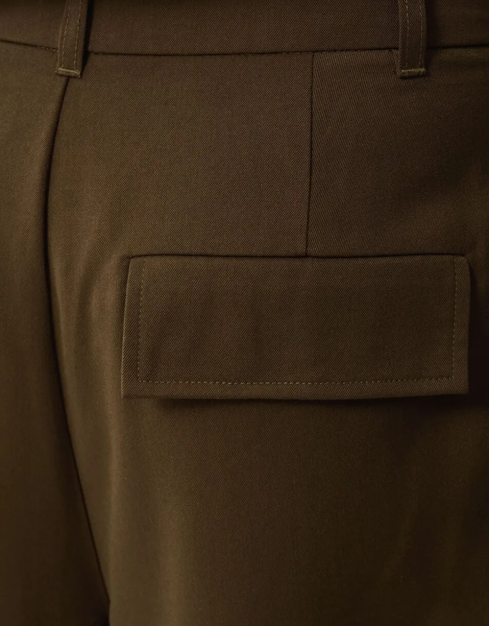 Barrel Fit Pantalon Khaki