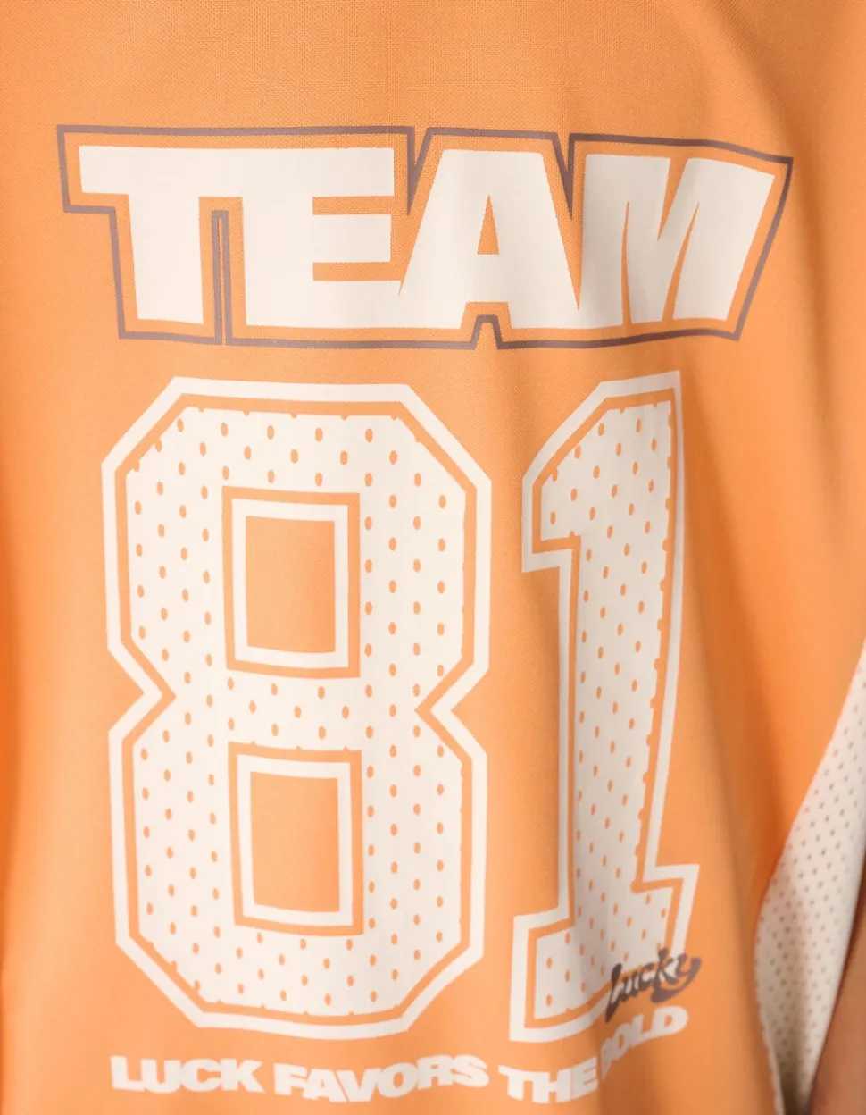 Baseball T-shirt Oranje