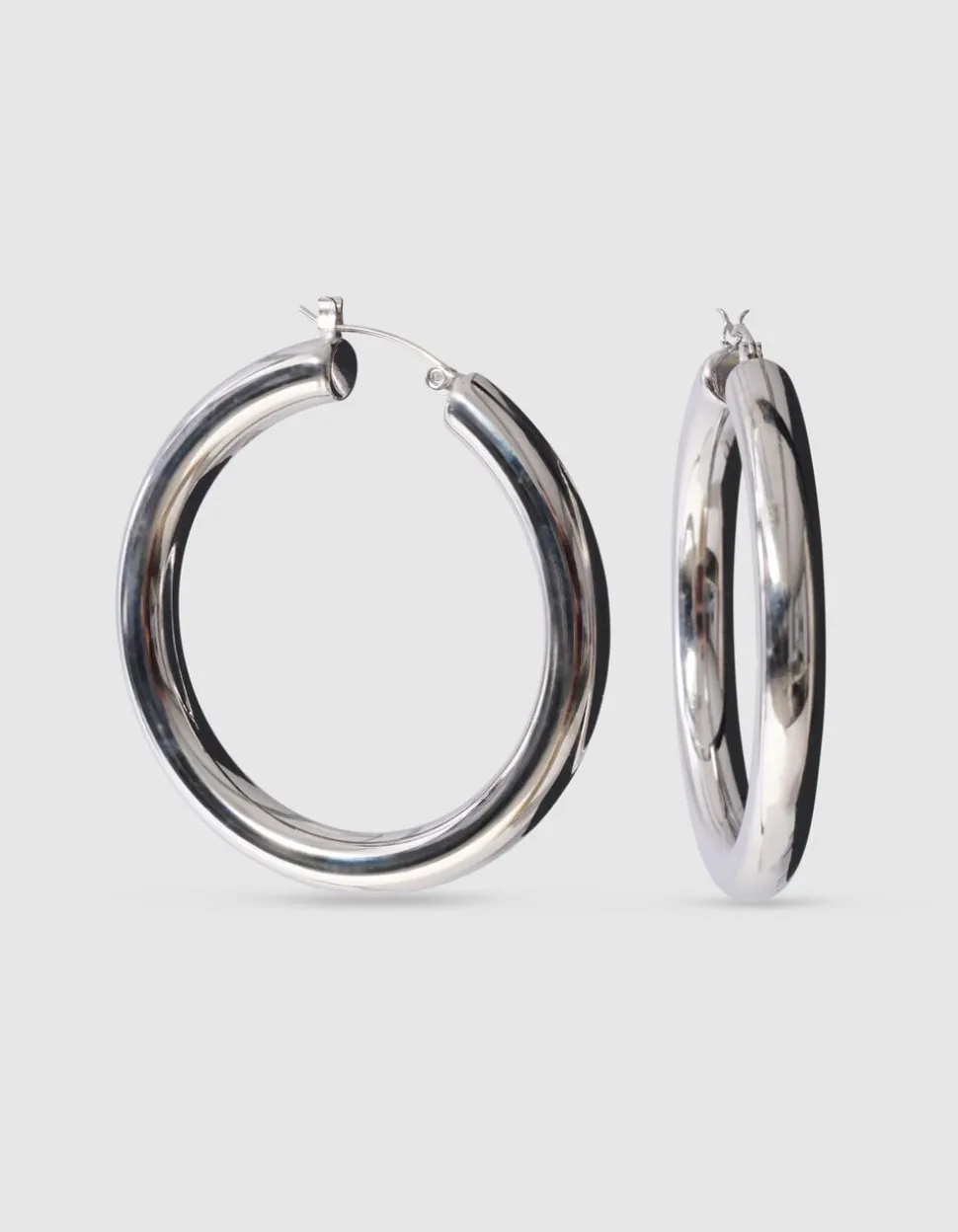 Basic Hoop Oorbellen Zilver