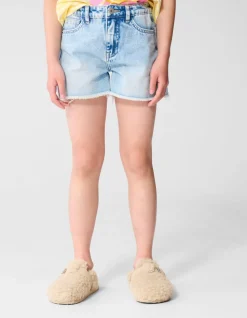 Basis Denim Short Blauw