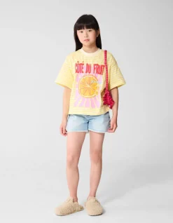 Basis Denim Short Blauw