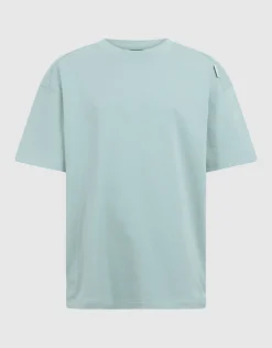 Basis Label T-Shirt Lichtgroen