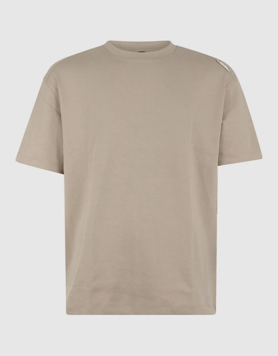 Basis Label T-shirt Lichtgroen