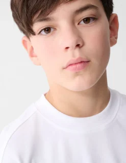 Basis Label T-shirt Wit