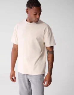 Basis Label T-shirt Zand