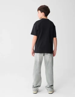 Basis Label T-shirt Zwart