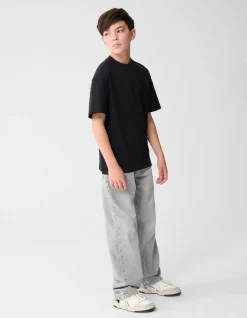 Basis Label T-shirt Zwart