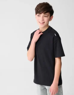 Basis Label T-shirt Zwart