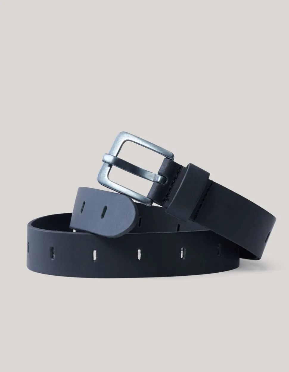 Basis Leren Riem Zwart