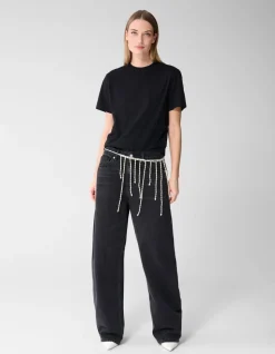 Basis T-shirt Zwart