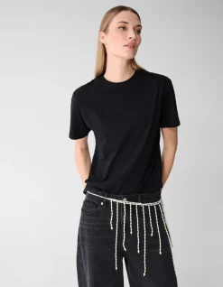 Basis T-shirt Zwart