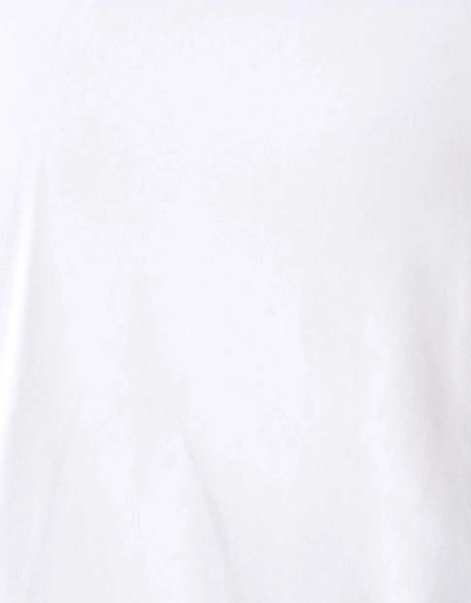 Basis V-hals T-shirt Wit