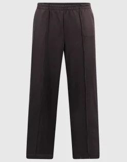 Basis Wide Leg Broek Donkerbruin