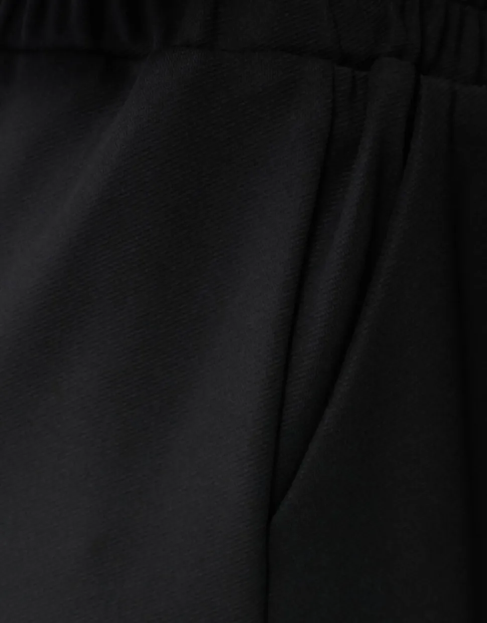 Basis Wide Leg Broek Zwart