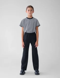Basis Wide Leg Broek Zwart