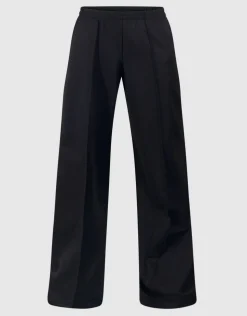 Basis Wide Leg Broek Zwart